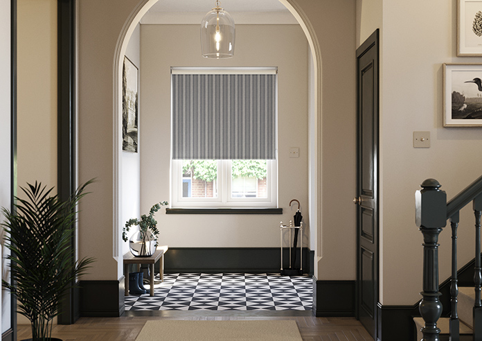 Form Striped, Stonewashed Blue - Twist&Fit Roller Blind - Image 3